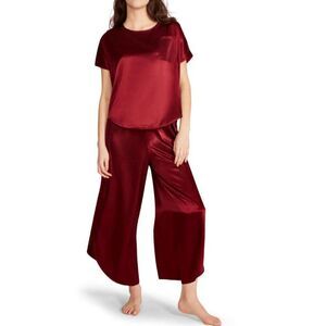 BB Dakota Women's Satin 2-Piece Lounge Set | Large